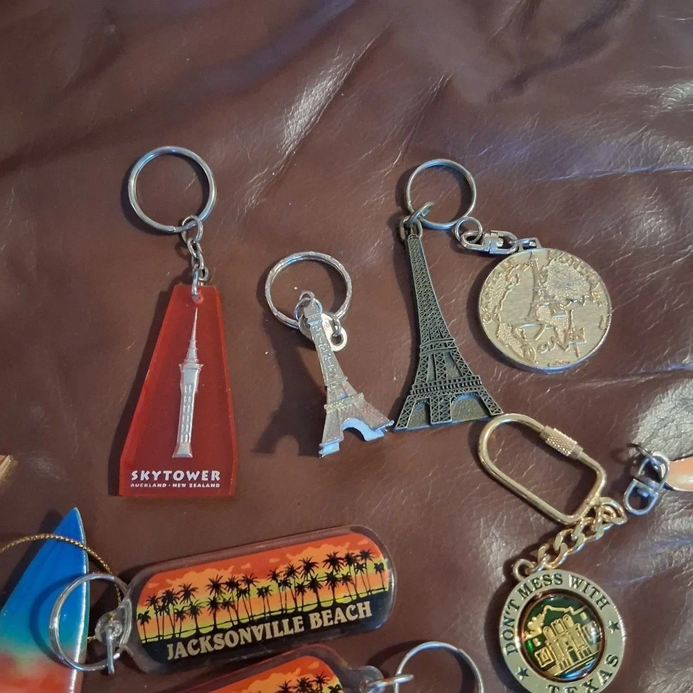 Location Travel Souvenir Keychain Lot 25+ Some New